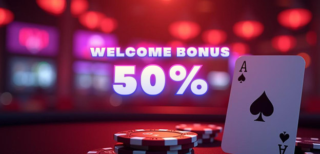 50% Welcome Bonus