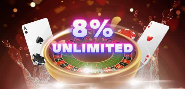8% Unlimited Deposit Bonus